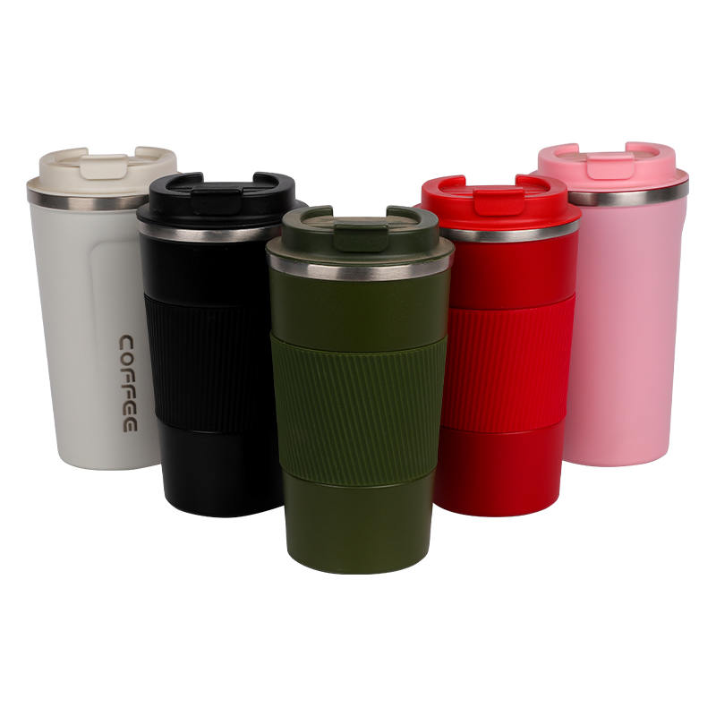 Stainless Steel Silicone Frosted Coffee Cup